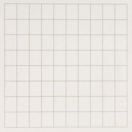 agnes-martin:On a clear day, #1, 1973, Agnes Martin