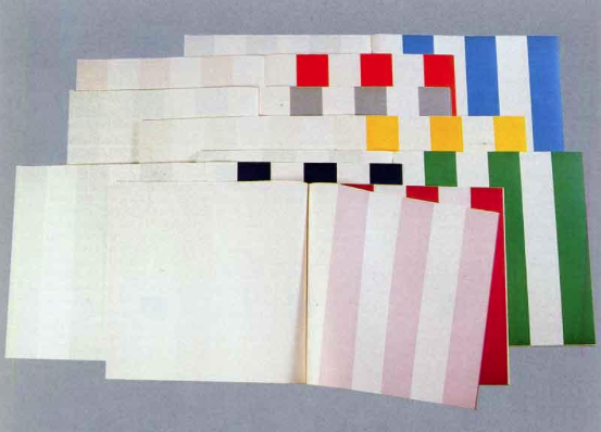 primary-yellow:  DANIEL BUREN PASSAGE, 1972 