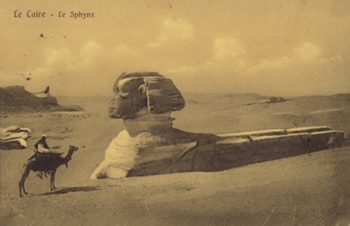 The Great Sphinx at Giza, early 20th century