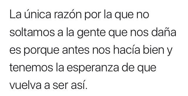 “Si nuestra historia hubiese terminado"