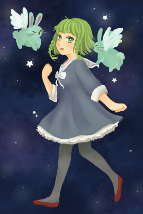 My entry for @gumicollab !!!!I chose the song “Sleep Sky Walk”! I love this song. L