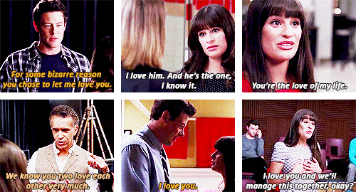 moncheles: Finchel + ‘I love you&lsquo; moments