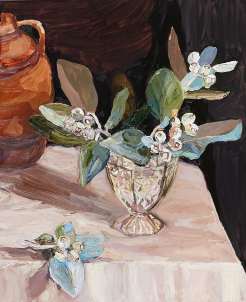 Silver bunch  -   Laura JonesAustralian, b.1982-Oil on linen, 152 x 122cm