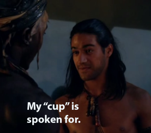 bannock-hou: Spartacus S03E03 Agron and Nasir. see more here; SPARTACUS