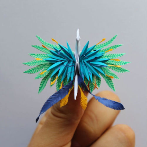 flamefiends: nae-design: 1000 cranes 1000 days by origami enthusiast Cristian Marianciuc @paper