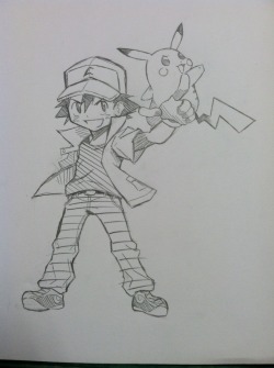 nintendopie:I wanted to draw Ash + his original