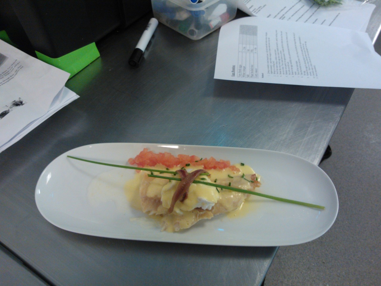 smilingbrightlyme:  Food made by me for my Lvl1 Diploma in professional catering!! 