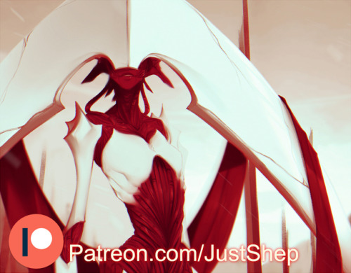 Elesh Norn pinup on my patreon, have a peek if you like! [Twitter] [Patreon]