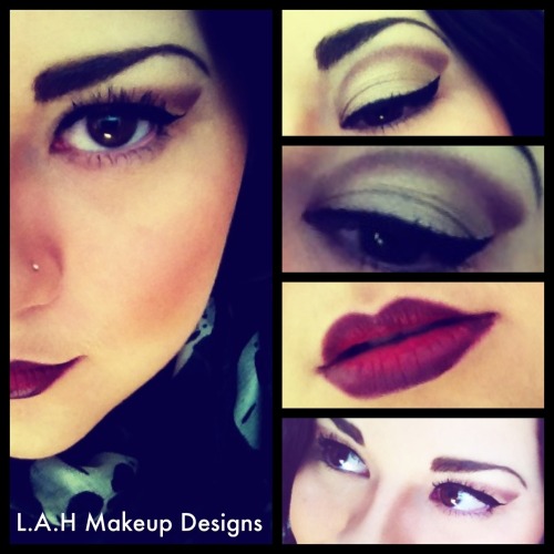 Classic Yet Quriky Look..  -All i&rsquo;ve used in this look is a M.U.A Palette.. using Goldens 