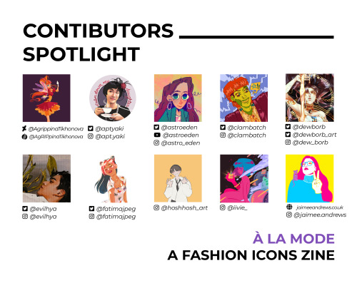 CONTRIBUTORS SPOTLIGHT - PAGE ARTISTS (PART 1/3)Aggrippina / Aptyaki / Astroeden / Clambatch / Dewbo