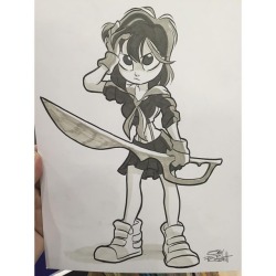 grimphantom2: jayfosgitt: Ryuko Matoi commission, drawn at @cincinnaticomicexpo . (at Duke Energy Convention Center) Cute =3  cutie babe!!! &lt;3 &lt;3 &lt;3