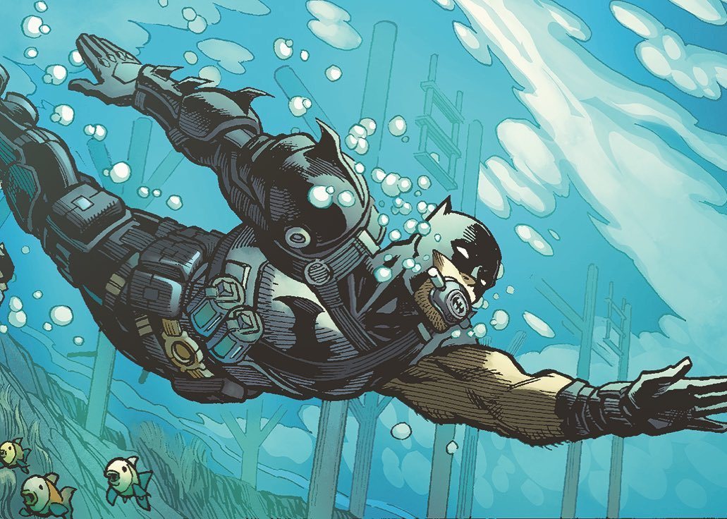 Arriba 58+ imagen batman swimming