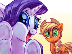 rarijackdaily:Everypony! We missed you~!