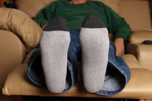 hotsox25:New socks today!  Feed are warmer in this cold part of Florida right now.  :)