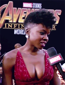 sweettea-and-honeybutter: danaisokoye: Danai Gurira at the Avengers Infinity War