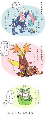 megasumpex:  ポケモンXY絵とマンガその7