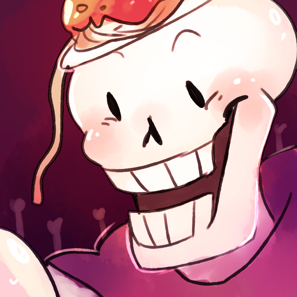 soupery:  i was just gonna draw sans for my skype icon but i ended up w all of them