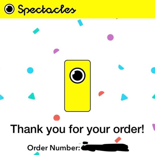 Low key can’t wait for these to arrive! #snapspectacles 🤓