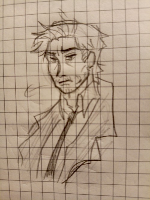 Doodles Of Magic Man On Paper, Cuz School Eats My Free Time