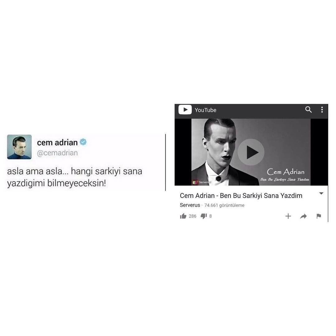 Cem Adrian: Ben bu şarkıyı...