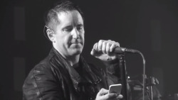 the-prettiest-hate-machine:  iforgothowtonormal:  Trent Reznor FaceTimes a fan live on stage, who was diagnosed with cancer and had a few weeks left to live. &ldquo;As your time is running out, let me take away your doubt. We can find a better place in