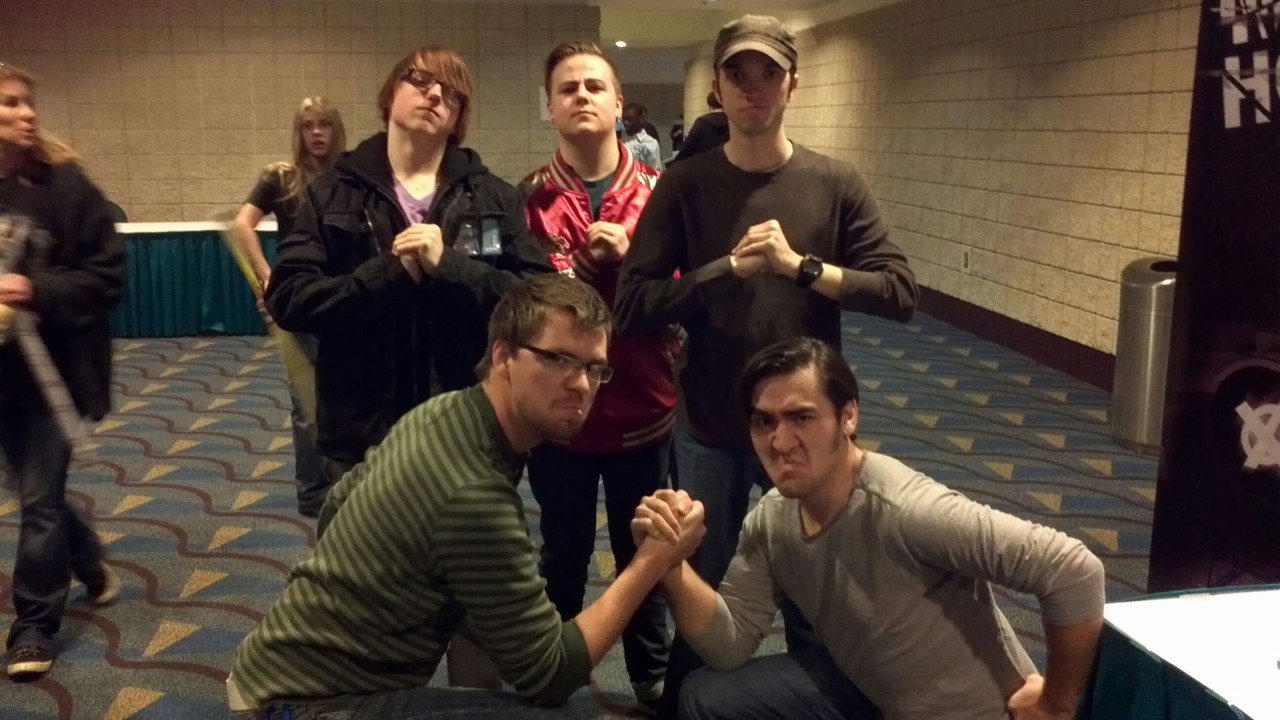 dissociativemayhem:  Met the dudes at Marble Hornets. 