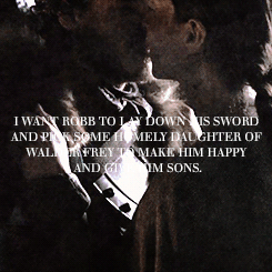 aureliacamargo-deactivated20181:“I keep remembering the Stark words. Winter has come, Father. For me