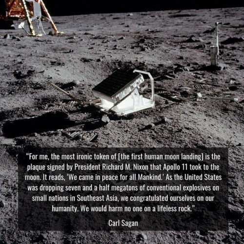 Posted @withrepost • @vetsaboutface Carl Sagan.#DropTheMIC #Apollo11#Apollo11Anniversary #NASAhttps: