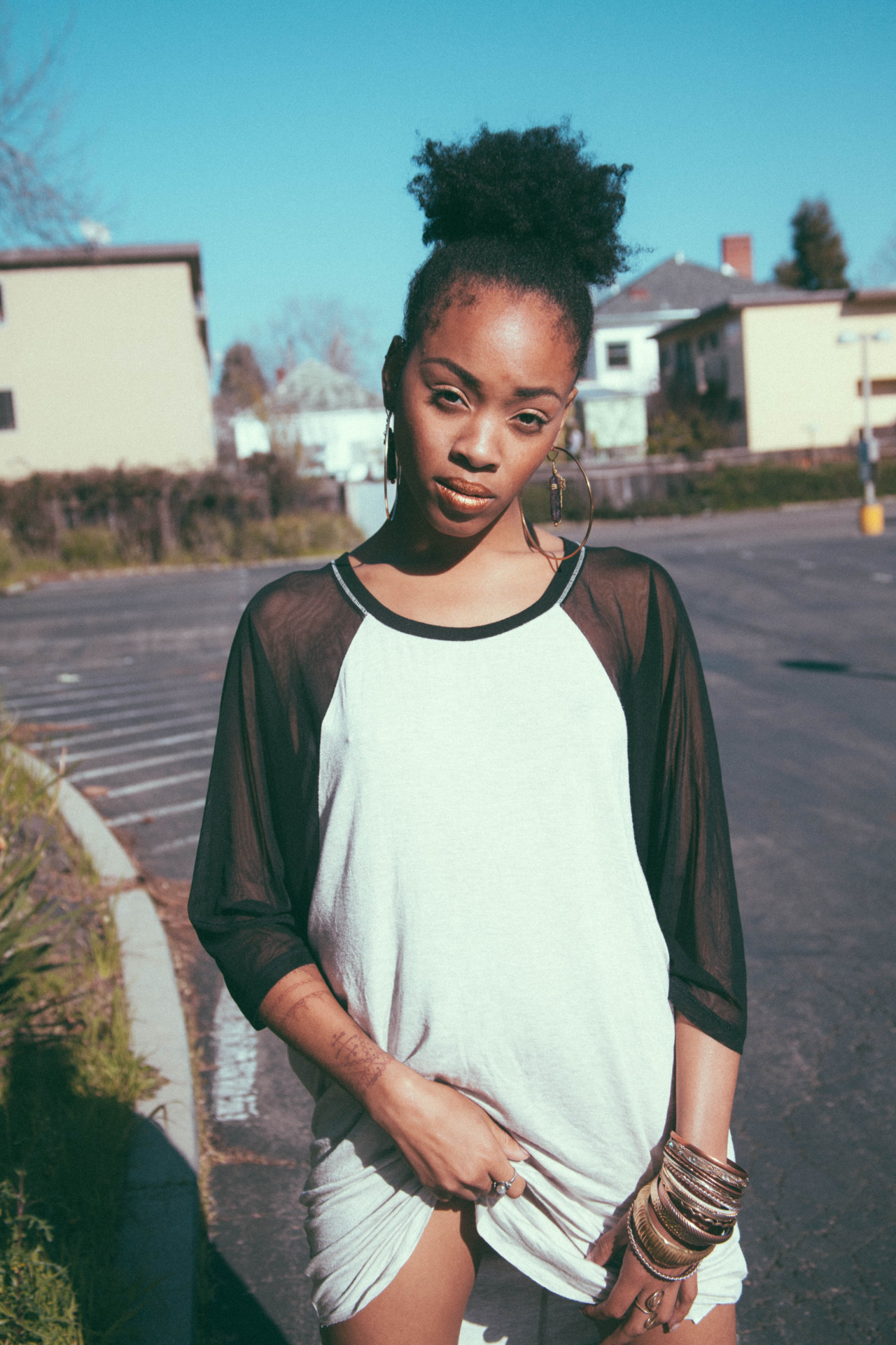 fuckyeavanity:  Black and White. - Emani Alyce. 1.6.2015 shot by Chose  Oakland,