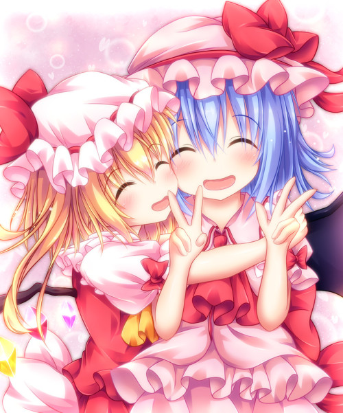 XXX flandre scarlet and remilia scarlet (touhou) photo