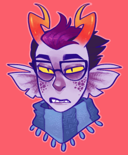 freckledoctopus:  Eridan doodle late last