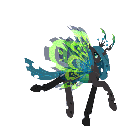 mlpfim-fanart:  Royal Wings - Reflection [Animated] by FuyusFox 