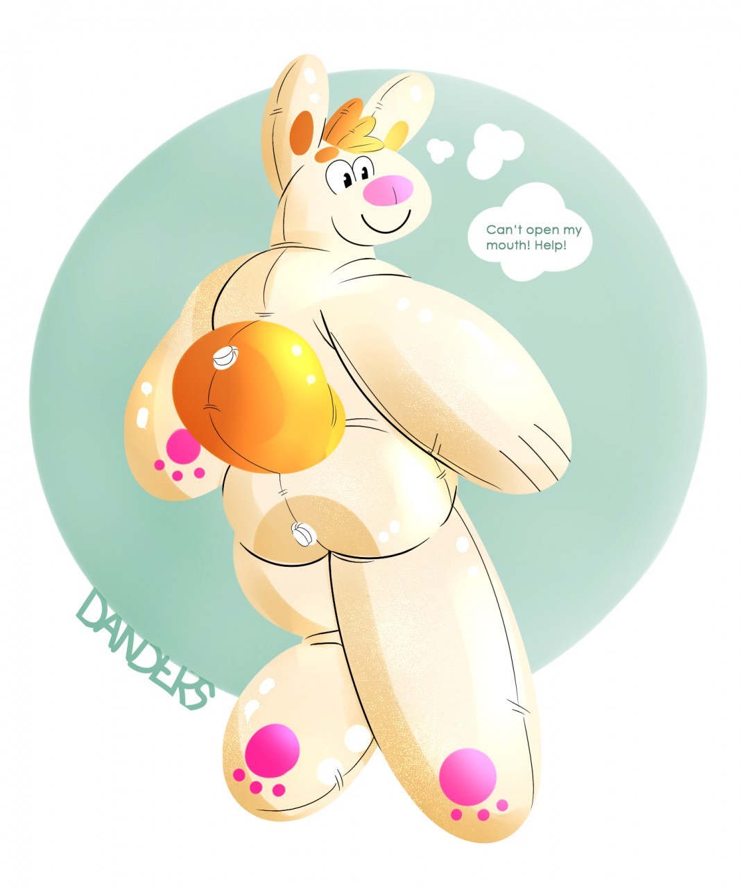 Balloon BunnyA lovely commission I got from @furrydanders (on FA) from his Wheel