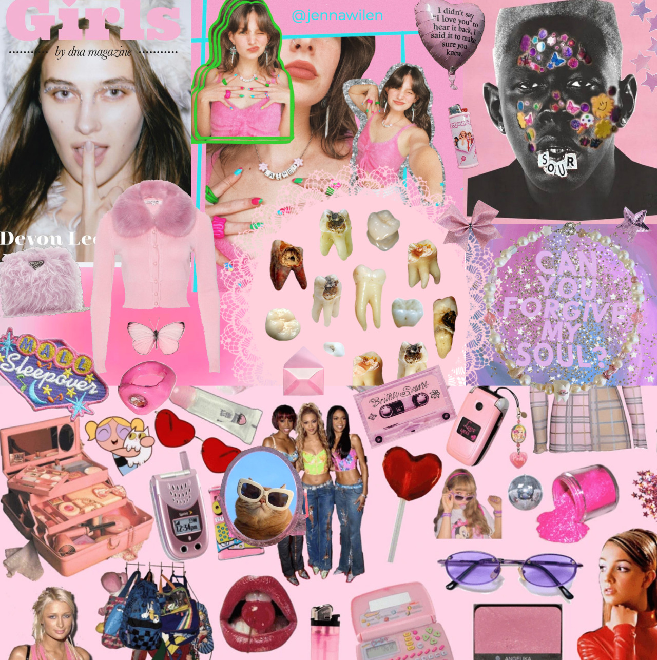 Pink aesthetic y2k moodboard #pink #aesthetic #y2k #instagram