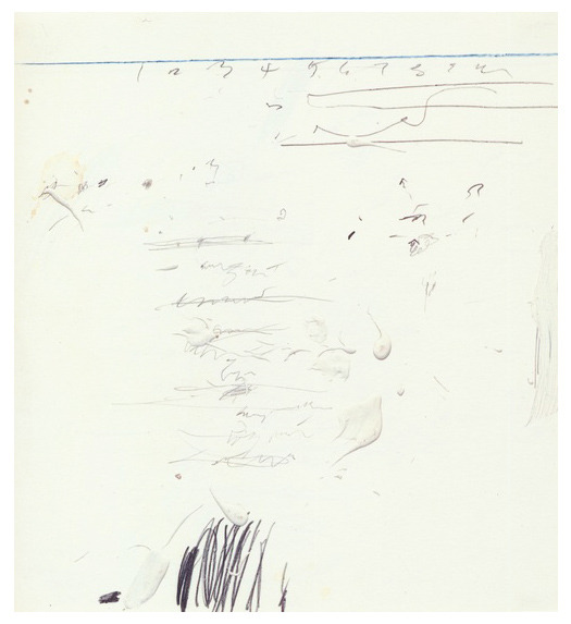 MTT (Cy Twombly, Poems to the Sea, 1959.)