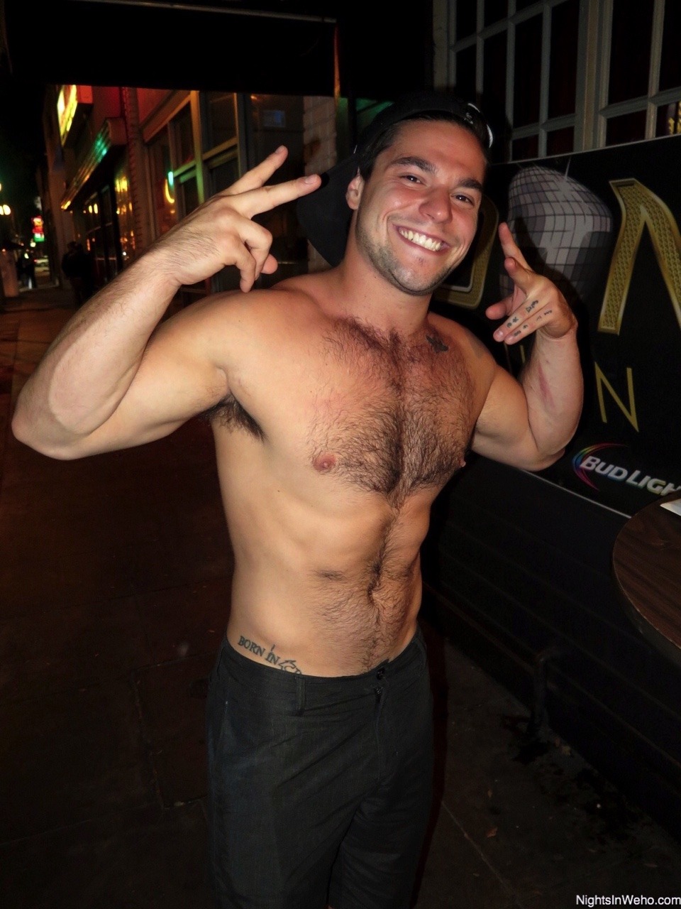 wehonights:  XXX star Solomon Aspen made his WeHo debut at Adonis Lounge this week.