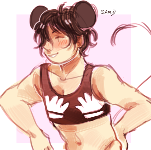 so there was a mickey gijinka craze on twitter that happened and i pitifully gave in to the temptati