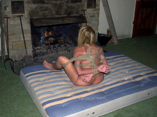 object-trainer2:  nbscastng-blog:  FUWP mattress   I had left it out in the cold rain overnight so being the nice master that I am, I allowed it a matress and nice warm fire to warm up before it’s daily flogging