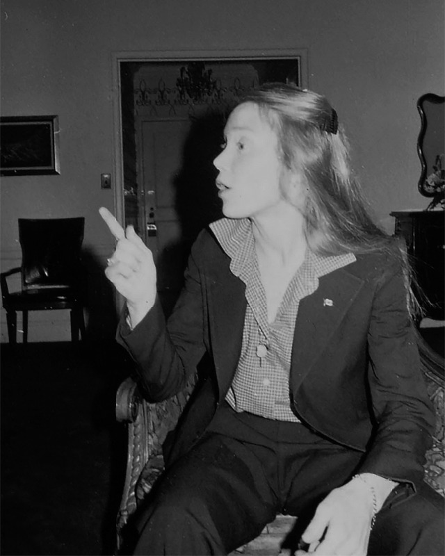 Sissy Spacek photographed by Andy Warhol, c. 1977.