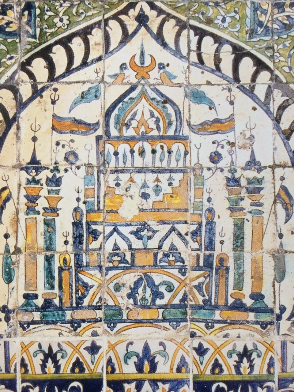 artdetails:  Details of tilework, Gurgi Mosque, Tripoli, Libya, ca. 1834 