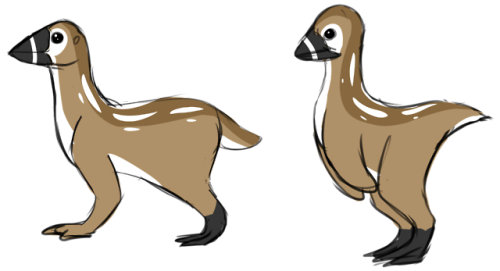 i saw an anon asking about quadrupedal birds and saw you mentioned penguins! awhile back i made spec