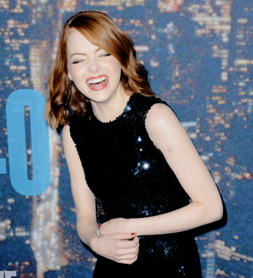 blondiepoison: Emma Stone attends SNL 40th Anniversary Celebration at Rockefeller