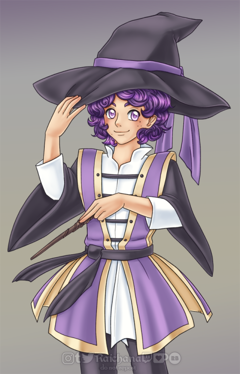 OC - Desi New OC! This is Desi, he is a witch and very fluffy. he&rsquo;s probably my shyest cha