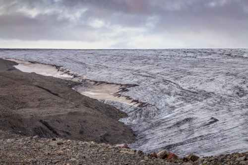 Jöklasl glacier - at the end of mountain road F985