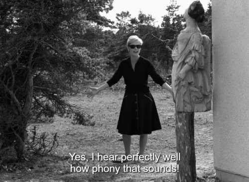  Persona (1966) directed by Ingmar Bergman 