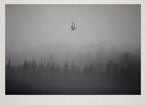 inspiringpieces:  Conceptual photographs by Martin Vlach. The artist digitally merges his own photography with elements of nature to create surreal, atmospheric scenes that feel both isolating and mysterious. source: http://goo.gl/RJNLT1 