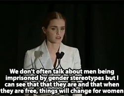 magnoliapearl:  huffingtonpost:  Emma Watson Fights For Gender Equality With Powerful UN Speech Watson formally invited men to join the fight for gender equality in a moving speech on Sept. 21, launching the HeForShe campaign.  For more on Watson’s