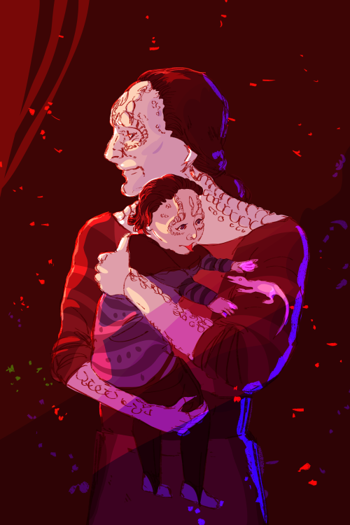 bardicious:Garak with his baby… or toddler son. lmao. It just happened this way.