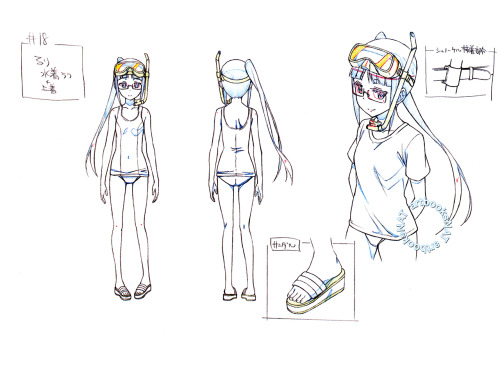 artbooksnat:  Nisekoi (ニセコイ)Character designs for the diminutive Ruri Miyamoto, illustrated by Nobuhiro Sugiyama (杉山延寛) and selected from the Nisekoi Production Note (Amazon JP | US).