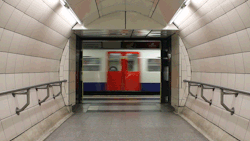 heartoutofhand:  lazarusinashes:  jacb:London tube travel shot and GIF’d by me this morning.  This looks way better than the reality of a London tube  Yeah I don’t see thousands of sweaty people ready to be squished up against me like I have to deal